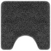 vidaXL Anti-slip Bath Mat Set 2 pcs Dark Grey PP