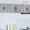 vidaXL Kitchen Cabinet with Shelf 2 pcs Grey Sonoma 30 x 31 x 40 cm