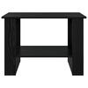 vidaXL Coffee Table Black Oak 72 x 50 x 50 cm Engineered Wood