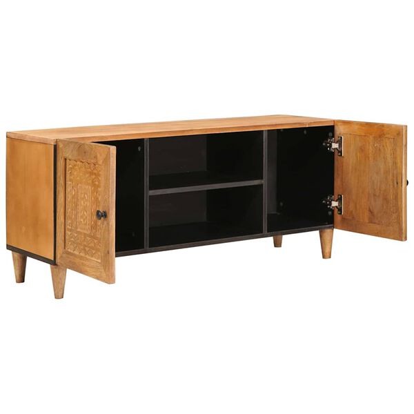 vidaXL TV Units Light Brown 105 x 33 x 46 cm Solid Mango Wood