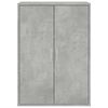 vidaXL Sideboards 2 pcs Concrete Grey 60x31x84 cm Engineered Wood