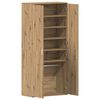 vidaXL Shoe Cabinet Artisan Oak 80 x 39 x 178 cm Engineered Wood