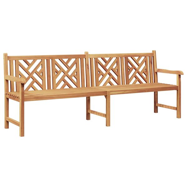 vidaXL Bench Brown 228 x 60 x 90 cm Solid Teak Wood