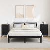 vidaXL Bedside Cabinet 2 pcs Black Oak 40 x 35 x 70 cm Engineered Wood