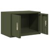vidaXL Storage Cabinet Olive Green 60 x 40 x 40 cm Steel