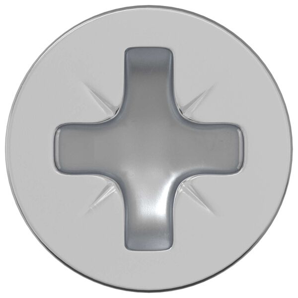 vidaXL Screw 2 pcs Silver M6 x 12 mm Iron