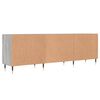vidaXL TV Cabinet Grey Sonoma 150x30x50 cm Engineered Wood