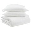 vidaXL Duvet Set with Pillow 3 pcs White Down Feather