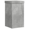 vidaXL Plant Stands 2 pcs Concrete Grey 10x10x18 cm Engineered Wood