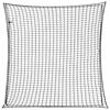 vidaXL Trailer Net with Elastic Rope Black 3x3 m PP