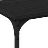 vidaXL Console Table Black oak 200 x 29 x 75 cm