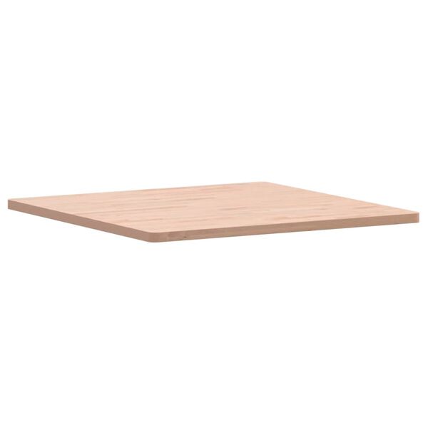 vidaXL Table Top 80x80x2.5 cm Square Solid Wood Beech
