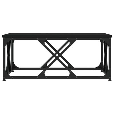 vidaXL Coffee Table Black 70x70x30 cm Engineered Wood