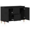 vidaXL Sideboard with Drawer Black 102 x 35 x 60 cm Engineered wood