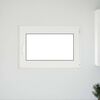 vidaXL Basement Window "RISOR" 90x50 cm Tilt&Turn DIN Right White