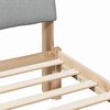 vidaXL Bed frame Brown and light grey 90 x 190 cm Solid pine wood