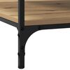 vidaXL Coffee Table Artisan oak 100 x 100 x 40 cm Engineered Wood