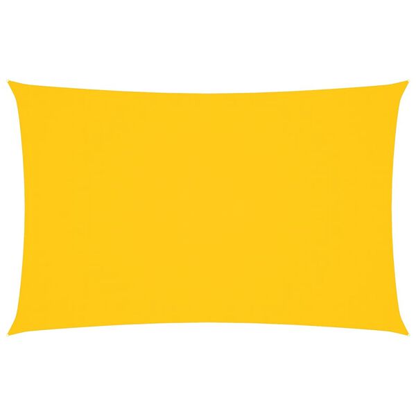 vidaXL Sunshade Sail Oxford Fabric Rectangular 5x8 m Yellow
