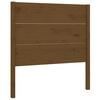 vidaXL Headboard | Honey brown | Solid pine wood | 106 x 4 x 100 cm