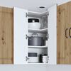 vidaXL Kitchen Cabinet with Storage Kalmar Artisan Oak 57 x 57 x 80 cm