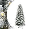vidaXL Artificial Christmas Tree with 300 LEDs White 93 x 93 x 240 cm