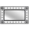 vidaXL Wall Mirror Rectangular 50x80 cm Black
