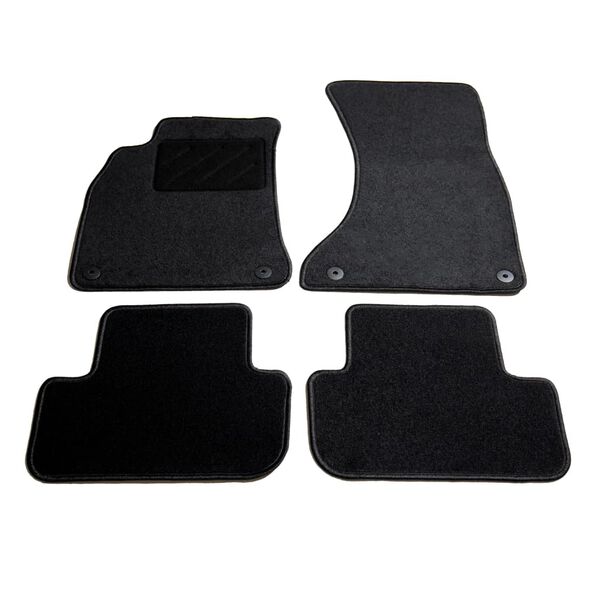 vidaXL 4 Piece Car Mat Set for Audi A4