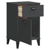 vidaXL Bedside Cabinet VIKEN Anthracite Grey Engineered Wood