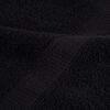 vidaXL Premium Bath Towels "SOLUND" 4 pcs Black 100x150 cm 600 gsm