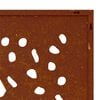 vidaXL Garden Wall Decoration 105x55 cm Corten Steel Leaf Design
