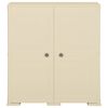 vidaXL Plastic Cabinet 79x43x85.5 cm Wood Design Angora White