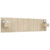 vidaXL Bed Headboard with Cabinets Sonoma Oak Engineered Wood