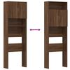 vidaXL Washing Machine Cabinet Brown Oak 64x24x190 cm Engineered Wood