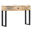 vidaXL Console Table 110x30x76 cm Solid Mango Wood