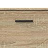 vidaXL Bathroom Cabinet with Drawer Sonoma Oak 76.5 x 35 x 64 cm