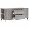 vidaXL Coffee Table Grey Sonoma 102x44.5x50 cm Engineered Wood