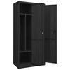 vidaXL Wardrobe Anthracite 80x50x180 cm Steel