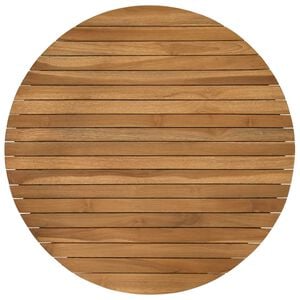vidaXL Table Top &Oslash; 70 x 3.5 Round Solid Teak Wood Natural