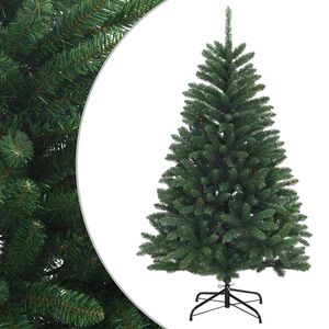 vidaXL Artificial Hinged Christmas Tree 150 cm PVC Medium Green