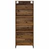 vidaXL Highboard Old Wood 69.5 x 34 x 180 cm Engineered Wood