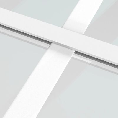 vidaXL Sliding Door ESG Glass and Aluminium 102.5x205 cm White
