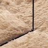 vidaXL Shaggy Rug High Pile NAVARRA Beige 240x240 cm Polyester