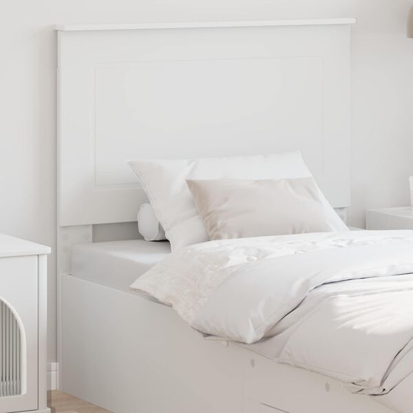 vidaXL Headboard White Engineered Wood