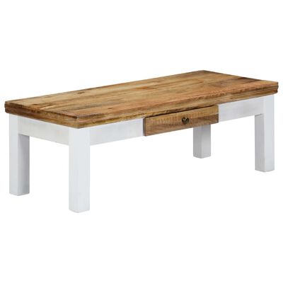 vidaXL Coffee Table 110x50x40 cm Solid Mango Wood