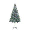 vidaXL Artificial Christmas Tree with Stand Green 180 cm PVC and Steel