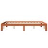 vidaXL Bed Frame without Mattress Wax Brown 140x190 cm Solid Wood Pine