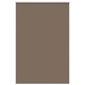 vidaXL Roller Blind Blackout Coffee 160x210 cm Fabric Width 156.6 cm Polyester