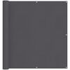 vidaXL Balcony Screen Anthracite 120x400 cm Oxford Fabric
