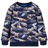 vidaXL Kids' Sweatshirt Navy 116