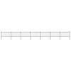 vidaXL Garden Fence with Spear Top Steel 1172x100 cm Black